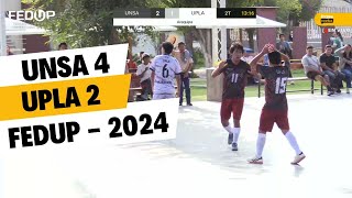 Arequipa  Futsal varones  FEDUP 2024 UNSA 4  2 UPLA Partido completo [upl. by Rhoads]