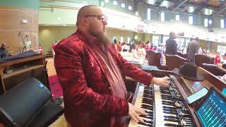 Anointing Fall On Me  GMS COGIC Pentecost Sunday 52723  Dan quotSpiffyquot Neuman on organ [upl. by Acinomaj262]