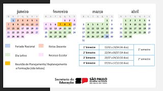 CALENDÁRIO ESCOLAR 2024 [upl. by Sami]