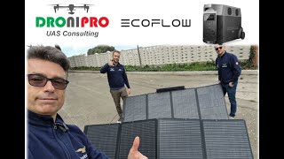 ECOFLOW DELTAPRO con doppio Pannello Solare 400w  400w  test definitivo [upl. by Afesoj]