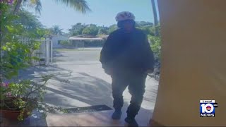 Miami burglar pretends to be Amazon delivery man [upl. by Shaner]