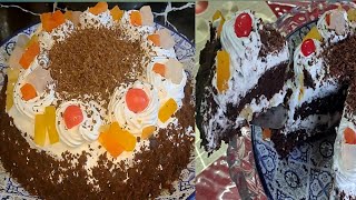 LOW cost Black Forest Cake A chocolate lovers dream l Black Forest Cake  Trending [upl. by Alag]