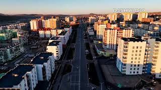 Erdenet city Autumn weekend morning 4K  Music by TumenUlzii [upl. by Amerd961]