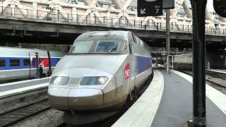 Trains in Paris 2  Gare de l´Est Gare du Nord [upl. by Assenyl]