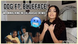 DDG  Moonwalking in Calabasas Remix feat Blueface Official Music Video  REACTION [upl. by Nightingale]