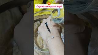 DIY organic and waterproof Kajal recipe  how to make kajal  shaanscorner shortsvideo [upl. by Ahsiuqram]