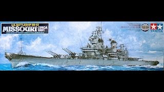 Tamiya 1350 USS Missouri  Inbox Review [upl. by Erej]