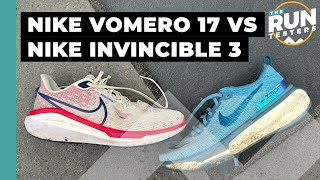 Nike Invincible 3 vs Nike Vomero 17 Two runners pick between Nike’s cushioned shoes [upl. by Dumah]