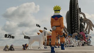 NARUTO Size Comparison [upl. by Irod]