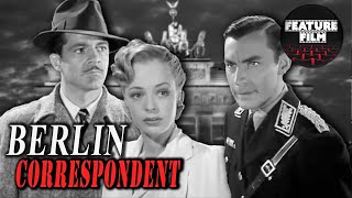 Berlin Correspondent 1942  Drama  Thriller  World War II  Full Lenght  Online Movie [upl. by Kip]