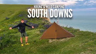 Hiking amp wild camping in the South Downs [upl. by Jolenta]