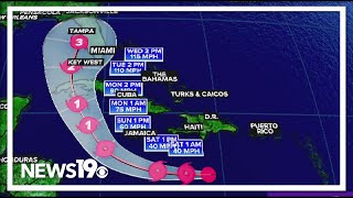 Tropical Depression 9 could be a hurricane impacting the US next week [upl. by Drofiar]