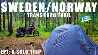 Ep1 Swedish Norwegian TET solo on a CRF300 [upl. by Kolnick]