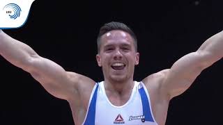 Eleftherios PETROUNIAS GRE  2018 Artistic Gymnastics European Champion rings [upl. by Rebmik]