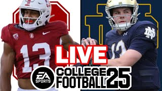 Stanford at Notre Dame  101224 Simulation EA College Football 25 [upl. by Hsiri]