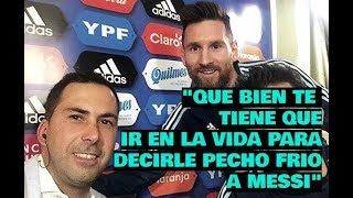 Mamadera Arevalo indignado con oyentes que no quieren a Messi en la seleccion [upl. by Ireva]