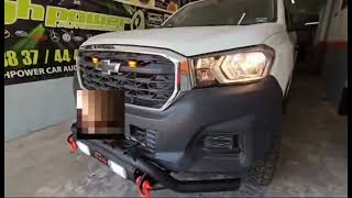 rollbar burrera y puntos de luz en camioneta chevrolet [upl. by Jabez]