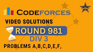 CCodeforces Round 981 Div 3 Post Contest Discussion by Viram Mehta [upl. by Rehtnug]