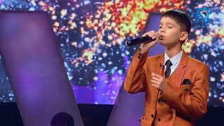 Anukul Niraula quotMagera Paune Bhaye Maquot  The Voice Kids Season 2  2023 [upl. by Llenrad]