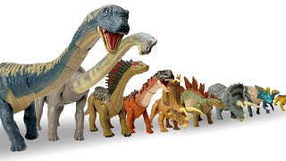 BIG Quadrupedal Dinosaur Collection From Biggest to Smallest  Dreadnoughtus Triceratops amp More [upl. by Angeline]