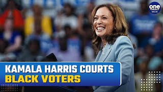 US Presidential Elections Harris Appeals to Black Voters Amid Shifts Toward Trump in Polls [upl. by Einwat]