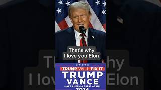 Newly Elected President admires Elon Musk for his Remarkable achievement elonmusk donaldtrump [upl. by Annawahs]