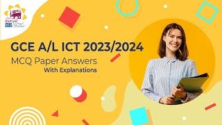 GCE AL Examination 20232024  ICT MCQ Answers with Explanations [upl. by Llenehs412]