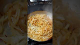 How to make caramelized onions caramelizedonions cooking [upl. by Eitsim]