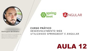 Curso  Spring Boot e Angular  12  Angular 17 Layout com Material Design PARTE 2 frontend [upl. by Drogin]