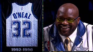 SHAQ Orlando Magic Jersey Retirement  FULL CEREMONY [upl. by Nnylsoj868]