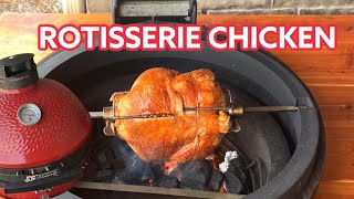 Kamado Joe Joetisserie Chicken  Does this Rotisserie make great Chicken [upl. by Yeniffit]