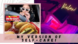 DAILY VLOG INNOUT MUKBANG DYING HAIR GETTING A FACIAL [upl. by Ylen]