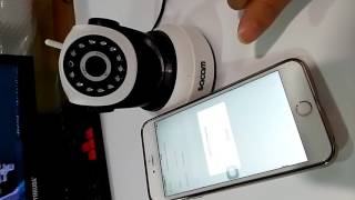 Video Manual or Instruction for Sacam Wireless IP Camera with app CamHi [upl. by Luaped]