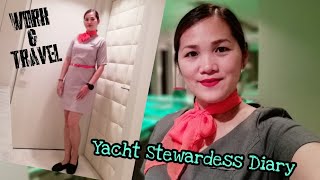 ANO NGA BA ANG GINAGAWA NG ISANG YACHT STEWARDESS  YACHT STEWARDESS DIARY [upl. by Howie]