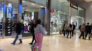 Walking around in Yorkdale mall sale everything bye cheap in winter at Toronto Canada [upl. by Charisse744]