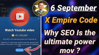 X Empire Episode 36 Code  Why SEO Is the ultimate power mov  Code x Empire [upl. by Cloe]