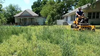 Father Passed Leaving This MESSY OVERGROWN LAWN [upl. by Ati]