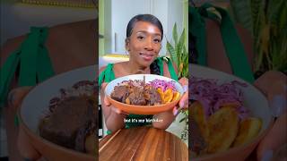 Unveiling a sneak peek of my Jamaican Noxtail recipe in development 💛🇯🇲 plantbasedfood [upl. by Aserehc]