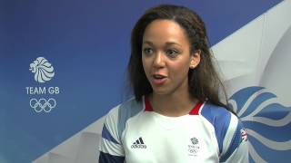 LONDON 2012 OLYMPICS JohnsonThompson under no pressure [upl. by Enitsugua1]