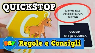 QUICKSTOP  Gioco di Parole Veloce e Frenetico  Tutorial 185 Come si gioca [upl. by Nodroj]