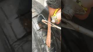 Easy Tool For Car Tire No Air Fix It with a Plug Kit So Fast By Self [upl. by Lanae198]