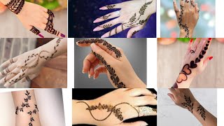 15 simple mehandi design🤩 [upl. by Nelyk]