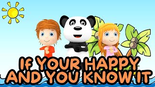 If Your Happy and You Know It Clap Your Hands Song  Kids song Epi 3  🐝 BumBumTv🐝 [upl. by Crescen]