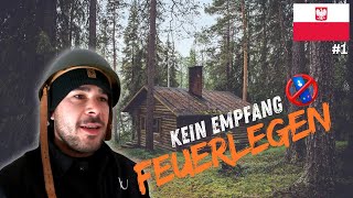 Eine Hütte im Wald 🇵🇱 Feuerlegen🔥 Vlog 1 [upl. by Ramej549]