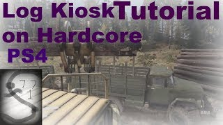 Spintires Mudrunner Log kiosks how to [upl. by Eiddet]