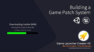 Create a Game Patch System for Unity UE4 and UE5 [upl. by Odlanor952]