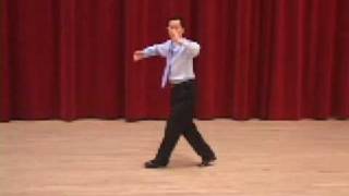 Silver Slow Foxtrot  Natural TurnOpen ImpetusWeave Ballroom Dance Lesson [upl. by Lancaster]