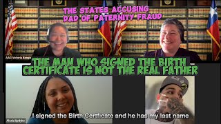 The States alleging Paternity Fraud the Man who signed the Birth Certificate is NOT the Real Father [upl. by Gibson244]