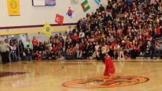 MTHS Multicultural Assembly 2015 Bollywood dance [upl. by Nerret]