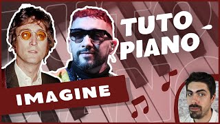 IMAGINE  Sofiane Pamart Reprise de John Lennon Tuto Piano  Tous niveaux [upl. by Ellednek181]